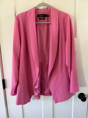 Torrid Pink Open-Front Women's Blazer Size 1x